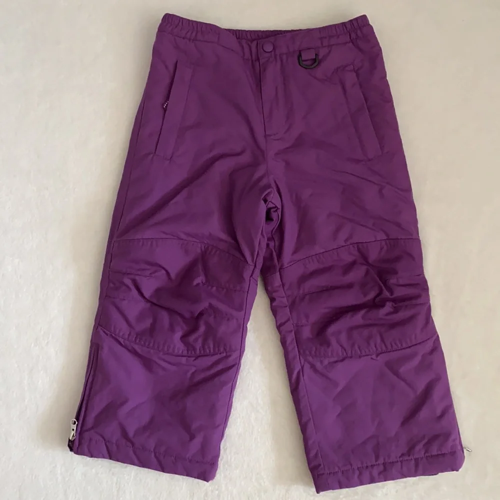 Lands’ End | Snow Ski Snowboard Waterproof Nylon Insulated Pants Purple (5)